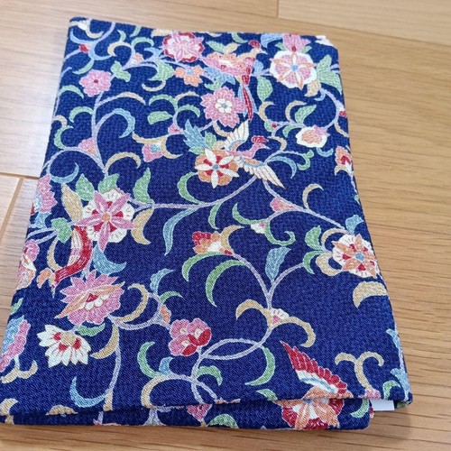 Blue kyoto crepe furoshiki - blue,