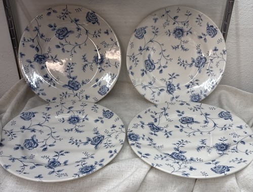 Rose chintz blue - chintz, by