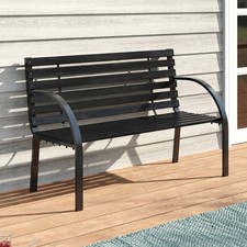 Slatted Garden Bench 2 Seater