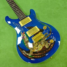 PRS Blue dragon pattern