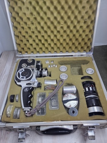Bolex d8l 8mm camera with - d8l,