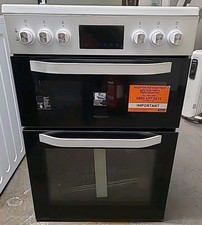 HOTPOINT Multiflow HTE6VDCW 60 cm Electric Ceramic Cooker - White