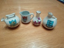 Anglo Heraldic (Surbiton) & The Coronet Ware (Kingston)Crested China Miniatures 