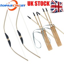 HOT! for Kids Gift Archery Wooden Bow and Arrow Set Outdoor Yard Target Practice