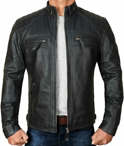 Men vintage black moto - men, biker