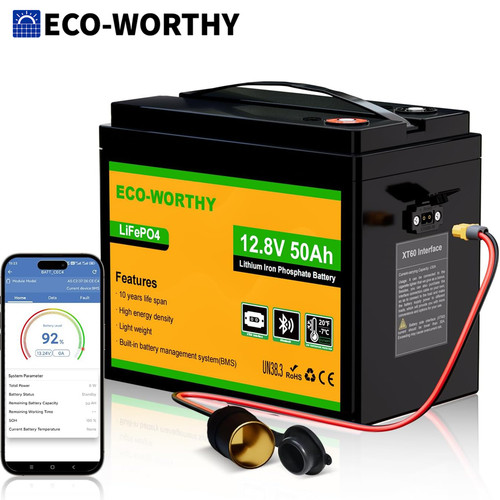 Eco worthy 12v - eco-worthy, 50ah