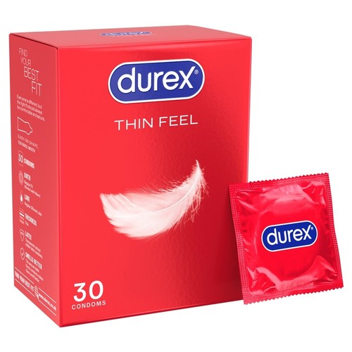 Durex thin feel condoms - thin,