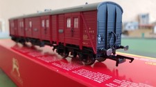 Hornby R4586 BR (ex-SR) Bogie Passenger Brake Van, S266S, red, boxed