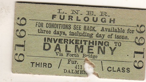Railway ticket lner - railway,