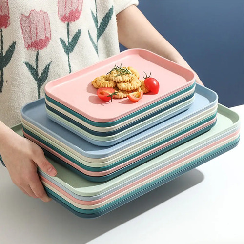 Rectangular plastic tray - plastic,