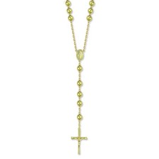 9ct Gold Rosary Beads  28 inch
