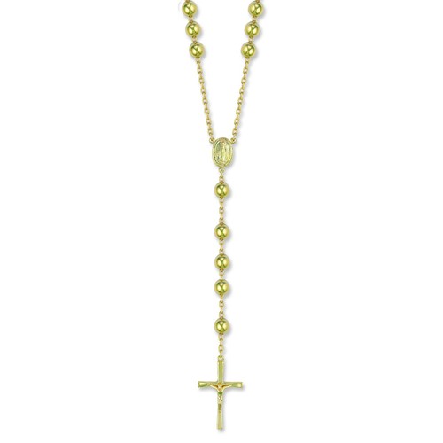 9ct gold rosary beads inch - 9ct,