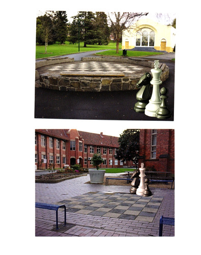 Giant chess boards in - chess,