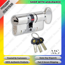 Yale Platinum Euro Thumbturn Cylinder Lock 80mm P-YS3-4040NT – New (Box Damaged)