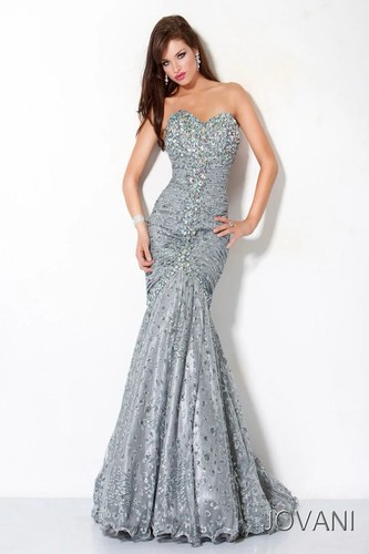 Jovani 4260 strapless - jovani, mermaid