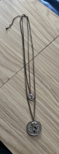 Silver toned double - silver-toned, double-strand