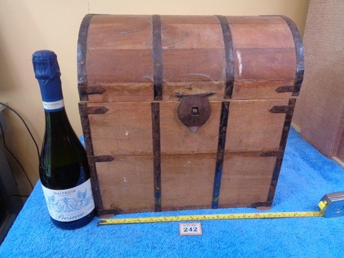 Wooden pirate treasure chest - wooden,