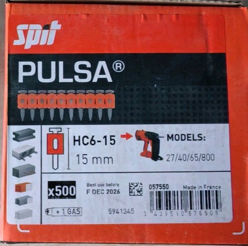 Spit pulsa nails 15mm - spit,