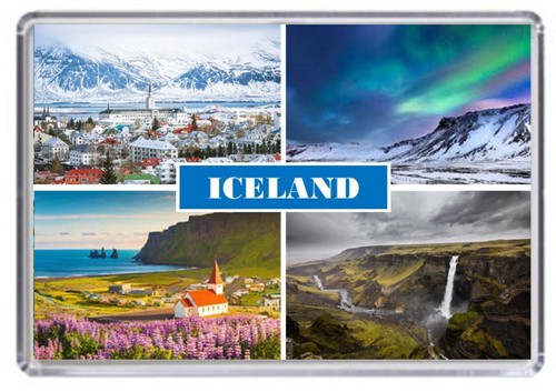 Iceland fridge magnet - iceland, 02