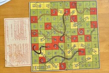 Vintage Double-Sided Ludo &