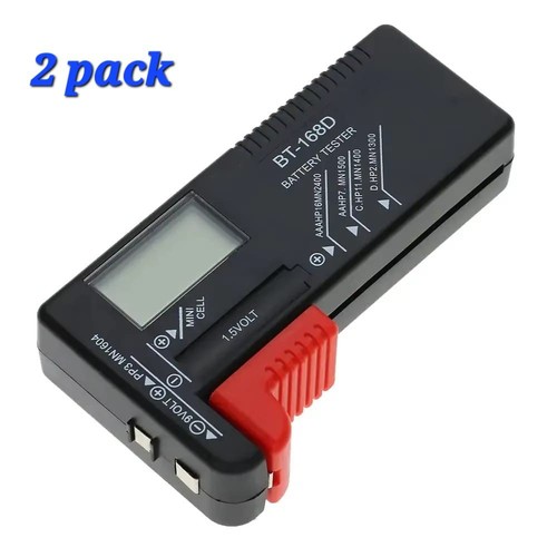 2pack 168d battery - battery, tester