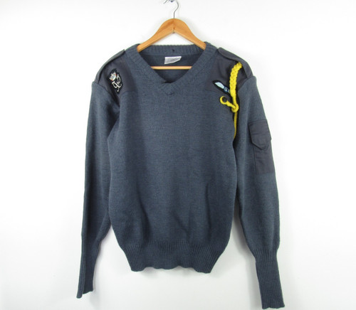 British raf jumper blue wool - raf, v