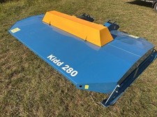 Kidd 280 Rotary Topper 9ft Field Pasture Thistle Votex Fleming Teagle Tractor