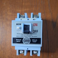 WYLEX 80 AMP 30mA DOUBLE POLE