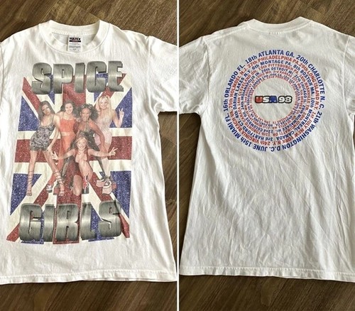 Spice girls band side - girls, white