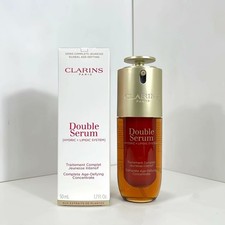 New Clarlns Double Serum Complete Age-Defying Concentrate 50ml Gift