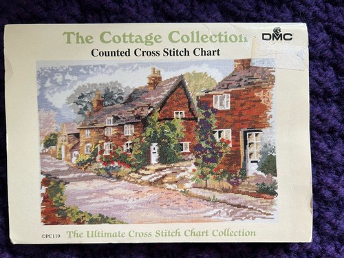 Dmc cross stitch chart cottage - cross,