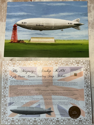 Genuine r101 airship - airship, fabric