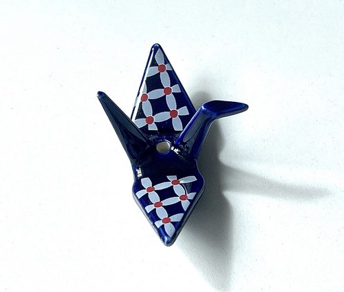 Japanese style ceramic navy