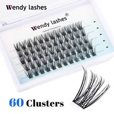 Wendy Lashes 60 Stand Thick Cluster Volume Individual Eyelashes 0.07 D Curl