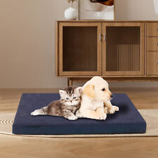 Chew Resistant Dog Bed Cage Crate Mattress Washable Cover Pet Dog Cage Mat Pad