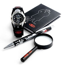 SPY KIT WATCH GIFT SET SECRET AGENT DETECTIVE POLICE CHILDS BOYS GIRLS PRESENT