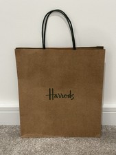 Harrods Store Brown Paper Bag