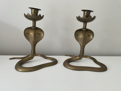 Vintage pair indian brass - vintage,