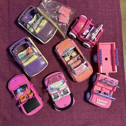 Lot polly pocket car - of,