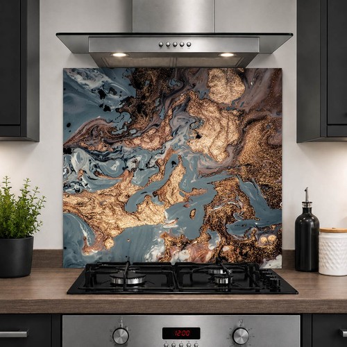 Printed glass kitchen - glass,
