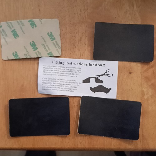 Self adhesive brake pad - self,