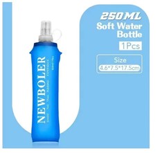 BPA Free Soft TPU Folding Water Bottle Flask Hydration Pack for Running Hiking