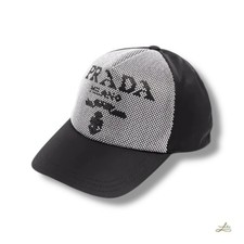 Prada Studded Baseball Cap