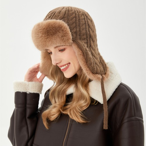 Women winter cable - cable, knit