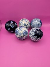 Vintage Blue White Ceramic