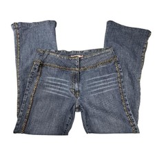 Y2K FLARED DENIM JEANS WITH