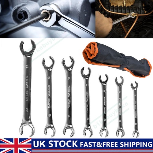 Flare nut spanner - spanner, 7pc