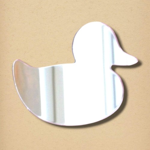 Rubber duck mirror - rubber,