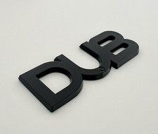 BLACK DUB Car Badge Emblem NEW For VW GOLF GTI TDI POLO LUPO PASSAT CADDY T4 T5