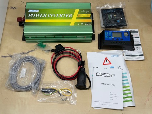 Edecoa inverter 12v 240v 1000w - 240v,